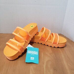 Reef‎ Women's Vista Hi-Energy Cushion Comfort Sandals Orangeade Color Sz 9 New